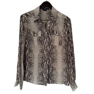 Guess by Marciano Snake Print Blouse - Size S